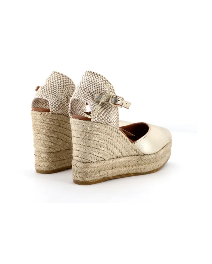 Viguera Espadrillas Oro - Glamour Calzature Viguera Espadrillas Oro - Glamour Calzature