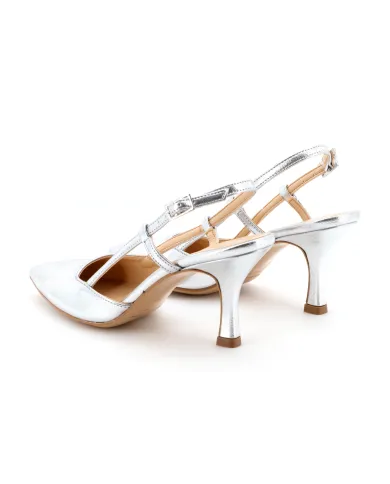 Nacrèe Slingback Argento - Glamour Calzature Nacrèe Slingback Argento - Glamour Calzature