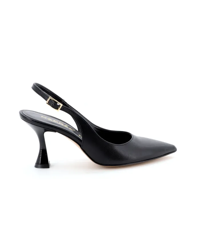 Nacrèe Slingback Nero - Glamour Calzature