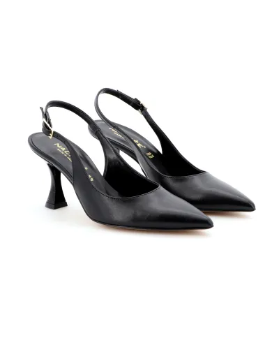Nacrèe Slingback Nero - Glamour Calzature