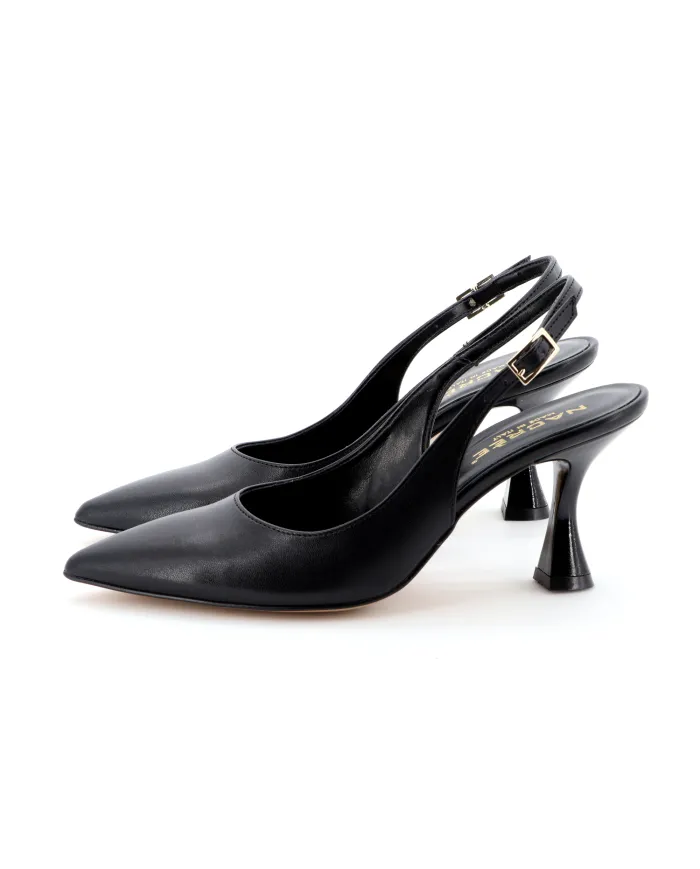 Nacrèe Slingback Nero - Glamour Calzature