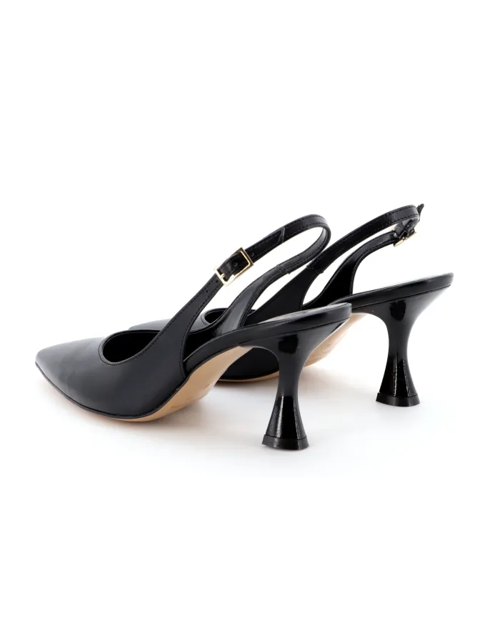 Nacrèe Slingback Nero - Glamour Calzature