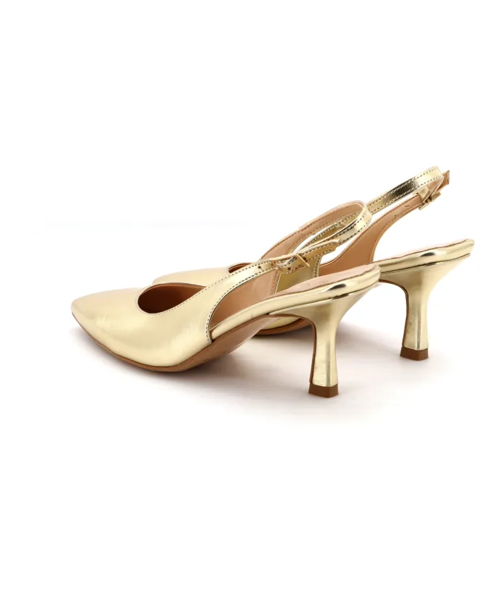 Nacrèe Slingback Oro - Glamour Calzature