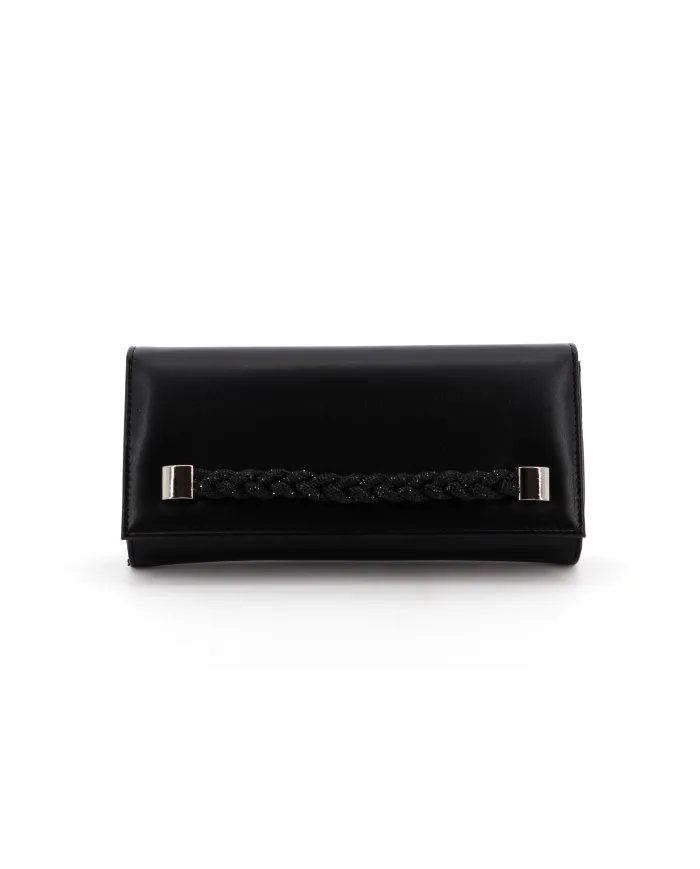 ALBANO Pochette Nero - Glamour Calzature