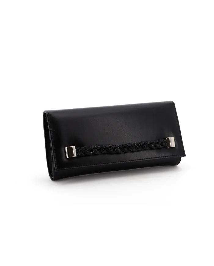 ALBANO Pochette Nero - Glamour Calzature