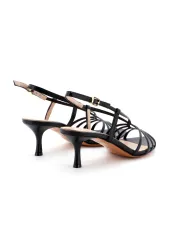 ALBANO Sandalo Nero - Glamour Calzature