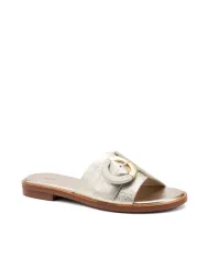 Frau Ciabatta Platino - Glamour Calzature