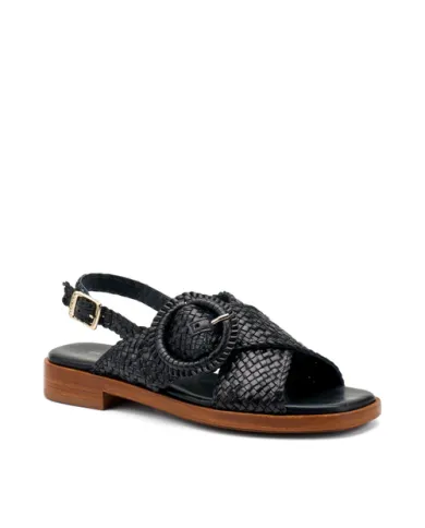 Frau Sandalo Nero - Glamour Calzature