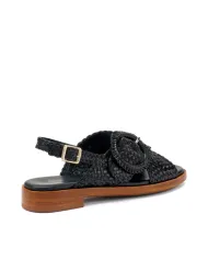 Frau Sandalo Nero - Glamour Calzature