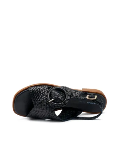 Frau Sandalo Nero - Glamour Calzature