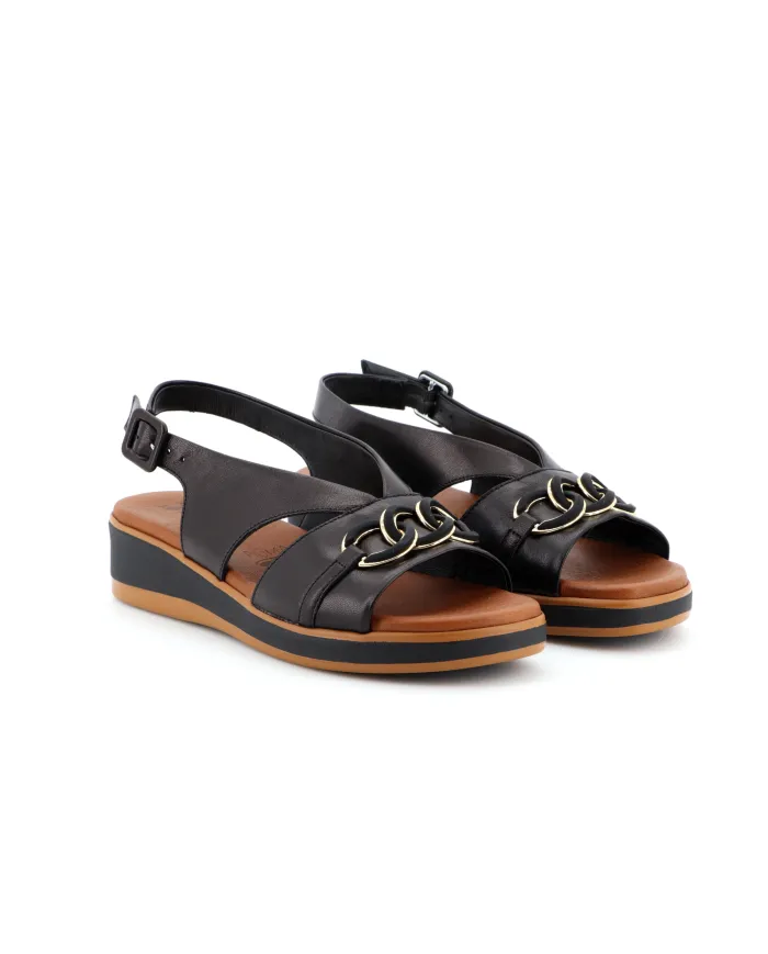 Susimoda Sandalo Nero - Glamour Calzature