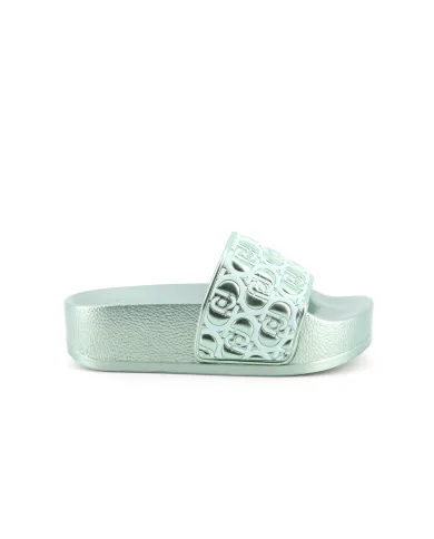 LIU-JO Ciabatta Verde - Glamour Calzature