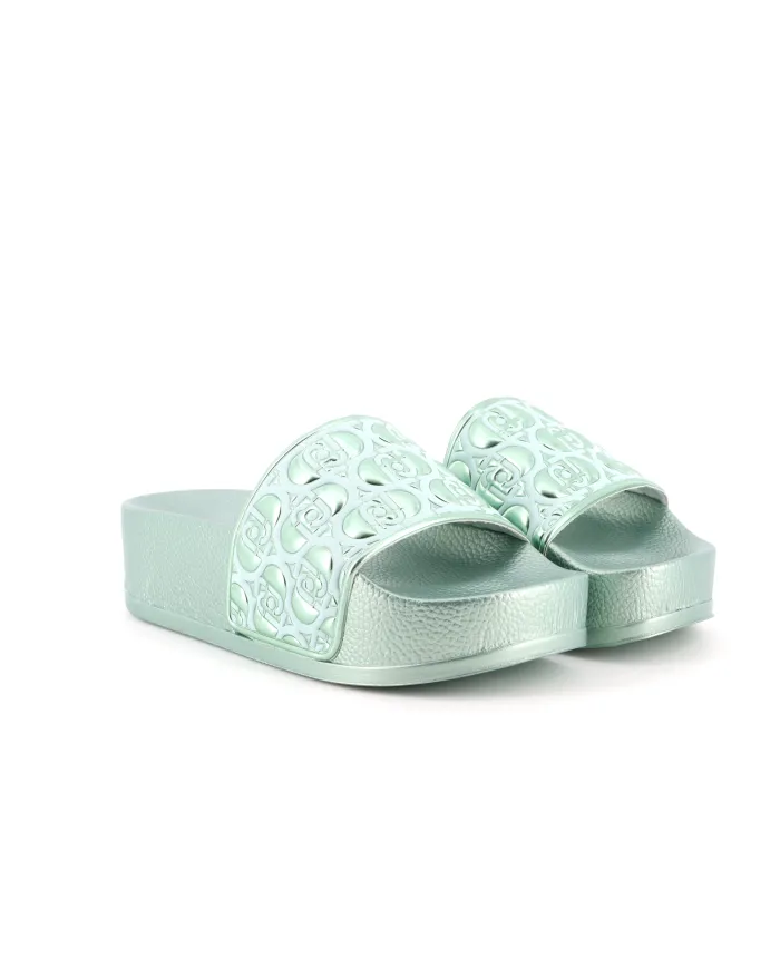 LIU-JO Ciabatta Verde - Glamour Calzature LIU-JO Ciabatta Verde - Glamour Calzature