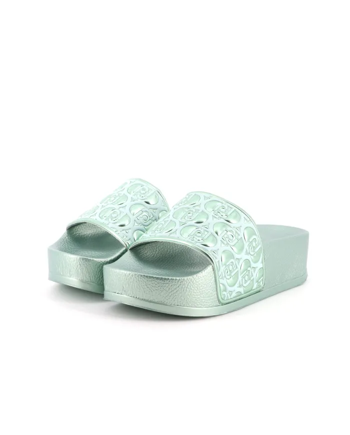 LIU-JO Ciabatta Verde - Glamour Calzature LIU-JO Ciabatta Verde - Glamour Calzature