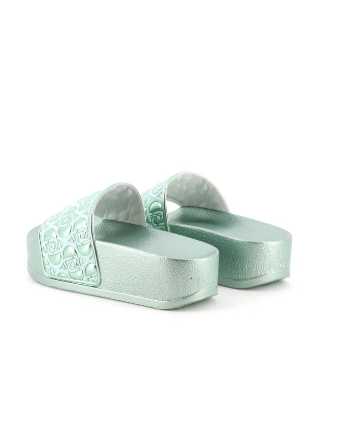 LIU-JO Ciabatta Verde - Glamour Calzature