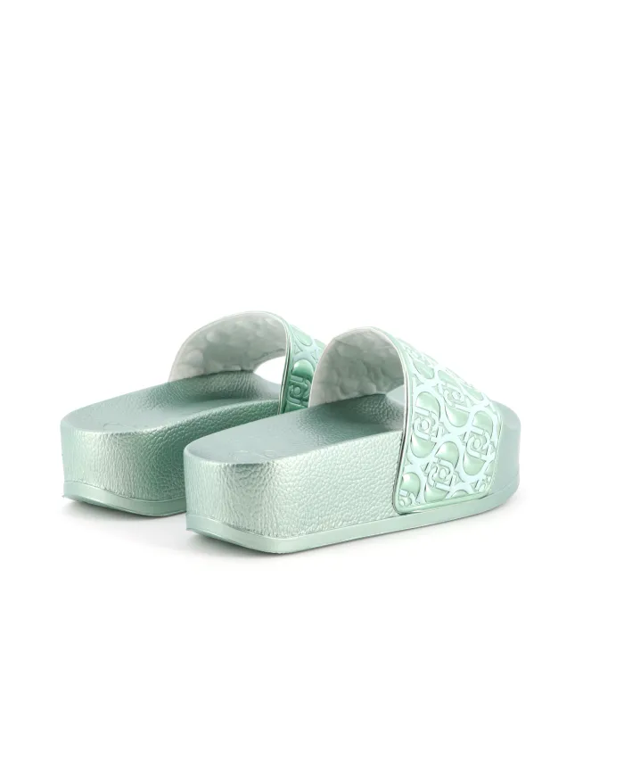 LIU-JO Ciabatta Verde - Glamour Calzature