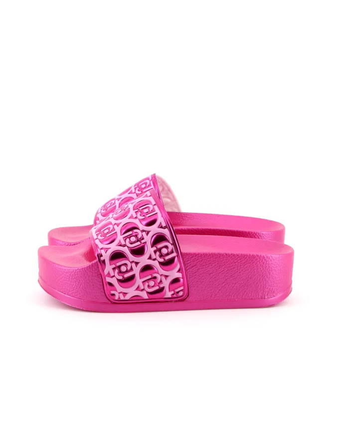 LIU-JO Ciabatta Fucsia - Glamour Calzature LIU-JO Ciabatta Fucsia - Glamour Calzature