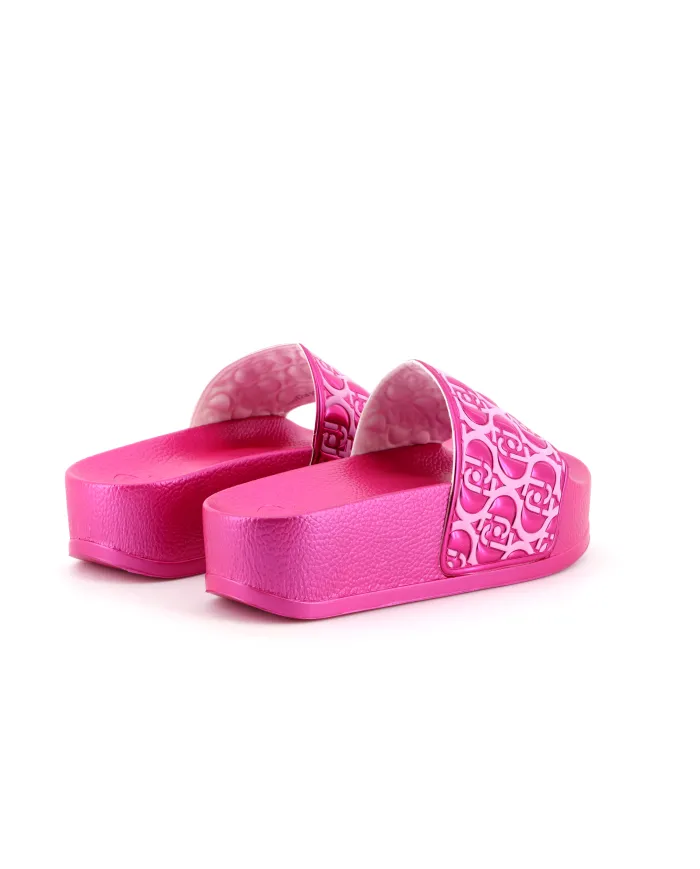 LIU-JO Ciabatta Fucsia - Glamour Calzature