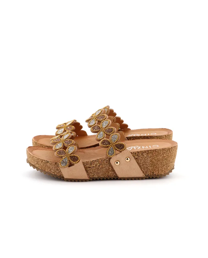 Cinzia Soft Ciabatta Beige - Glamour Calzature