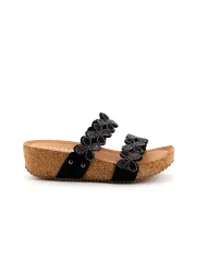 Cinzia Soft Ciabatta Nero - Glamour Calzature