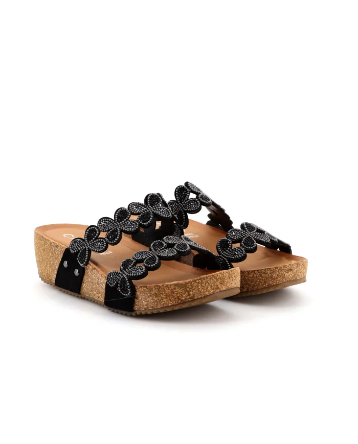 Cinzia Soft Ciabatta Nero - Glamour Calzature