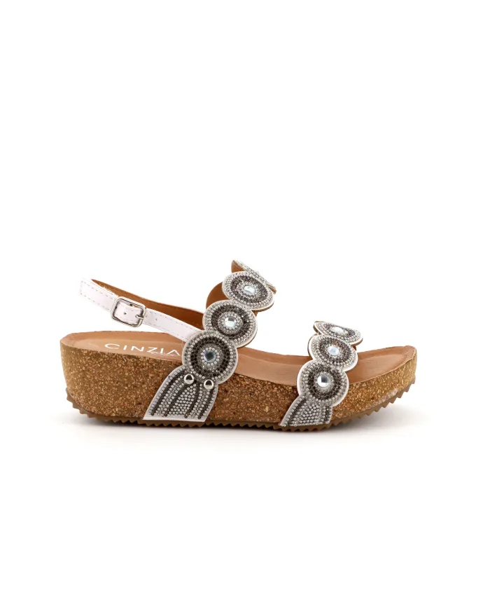 Cinzia Soft Sandalo Bianco - Glamour Calzature