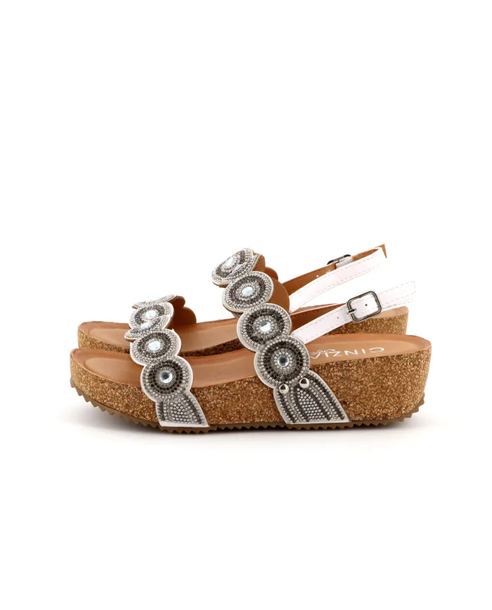 Cinzia Soft Sandalo Bianco - Glamour Calzature