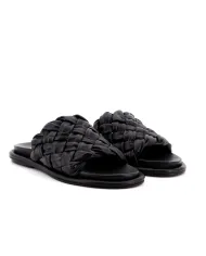 JANET&JANET Ciabatta Nero - Glamour Calzature