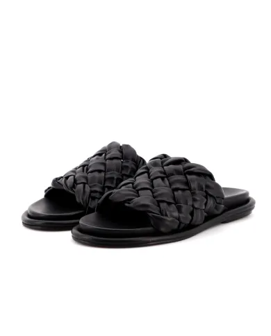 JANET&JANET Ciabatta Nero - Glamour Calzature