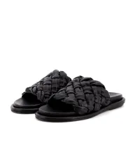 JANET&JANET Ciabatta Nero - Glamour Calzature