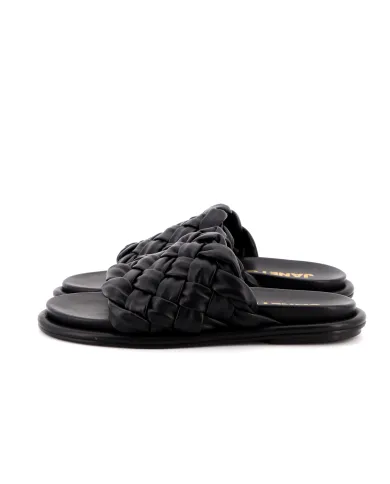 JANET&JANET Ciabatta Nero - Glamour Calzature