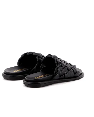 JANET&JANET Ciabatta Nero - Glamour Calzature