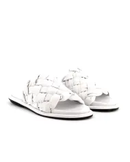 JANET&JANET Ciabatta Bianco - Glamour Calzature