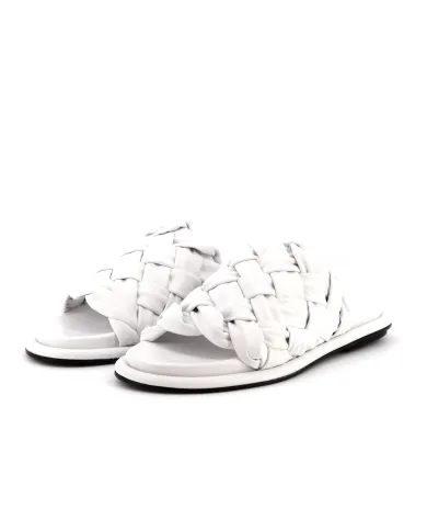 JANET&JANET Ciabatta Bianco - Glamour Calzature