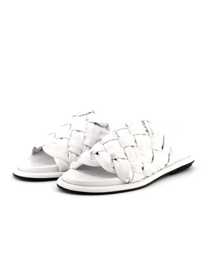 JANET&JANET Ciabatta Bianco - Glamour Calzature