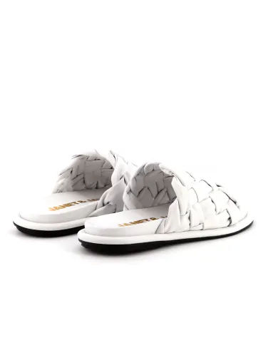 JANET&JANET Ciabatta Bianco - Glamour Calzature