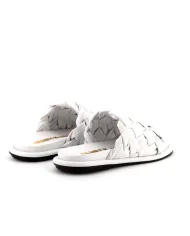 JANET&JANET Ciabatta Bianco - Glamour Calzature