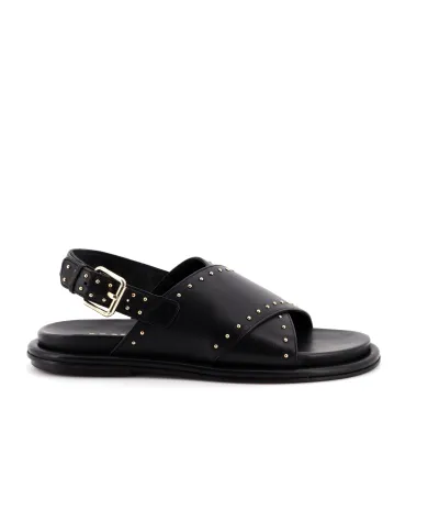 JANET&JANET Sandalo Nero - Glamour Calzature