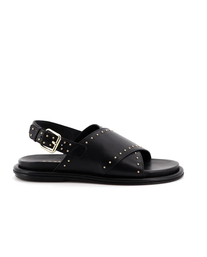 JANET&JANET Sandalo Nero - Glamour Calzature