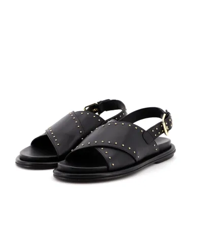 JANET&JANET Sandalo Nero - Glamour Calzature