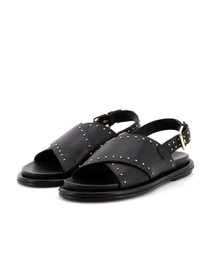 JANET&JANET Sandalo Nero - Glamour Calzature