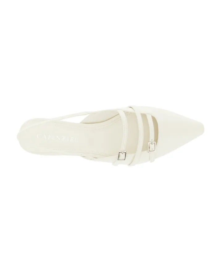CafèNoir Slingback Avorio - Glamour Calzature CafèNoir Slingback Avorio - Glamour Calzature