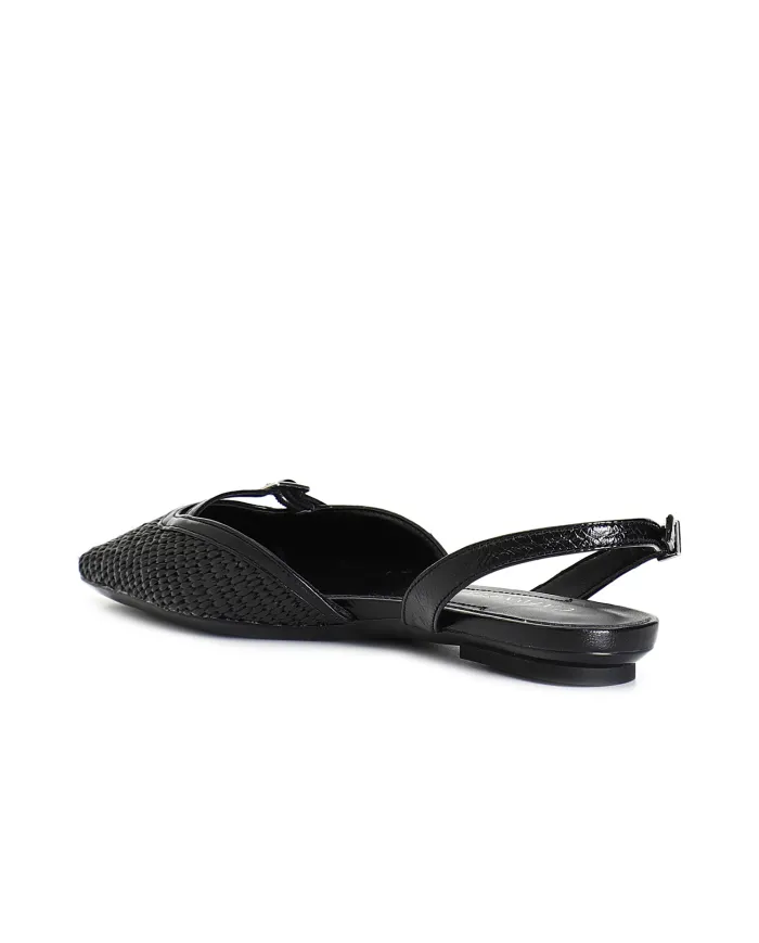 CafèNoir Slingback Nero - Glamour Calzature