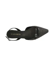 CafèNoir Slingback Nero - Glamour Calzature