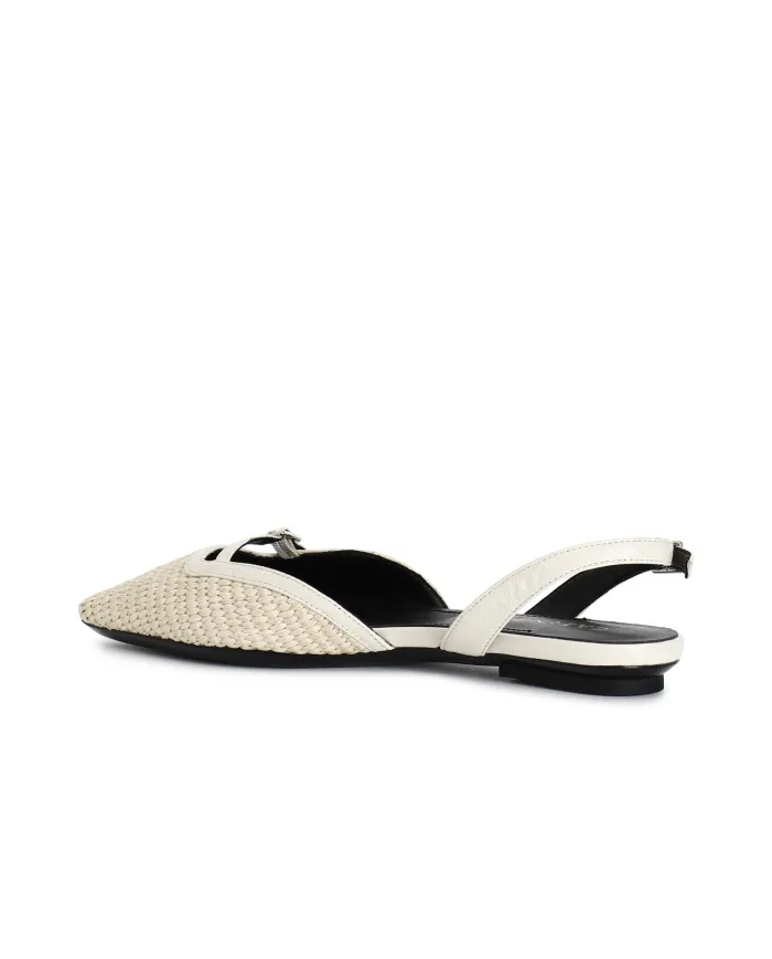 CafèNoir Slingback Avorio - Glamour Calzature