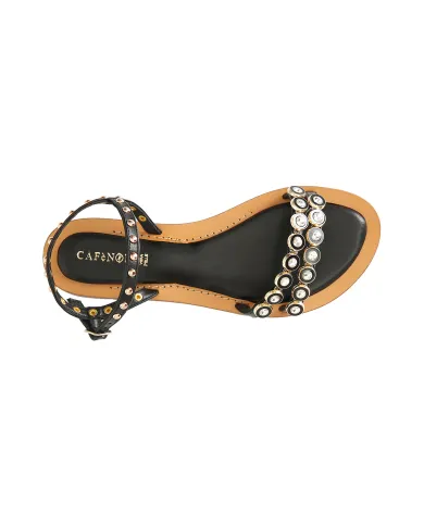 CafèNoir Sandalo Nero - Glamour Calzature CafèNoir Sandalo Nero - Glamour Calzature
