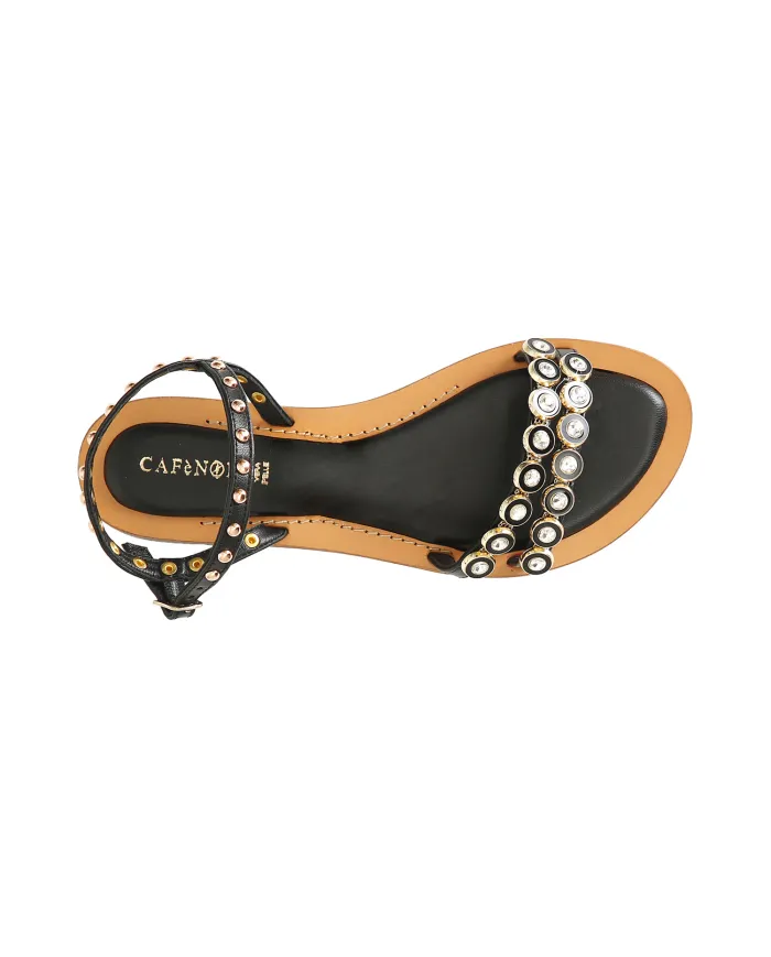 CafèNoir Sandalo Nero - Glamour Calzature