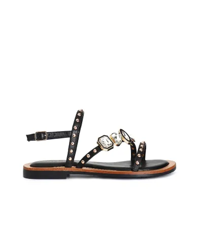 CafèNoir Sandalo Nero - Glamour Calzature