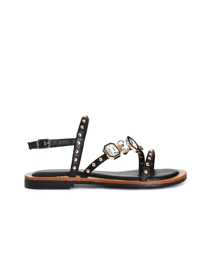 CafèNoir Sandalo Nero - Glamour Calzature CafèNoir Sandalo Nero - Glamour Calzature