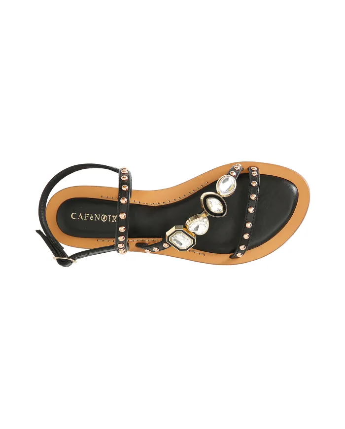 CafèNoir Sandalo Nero - Glamour Calzature CafèNoir Sandalo Nero - Glamour Calzature